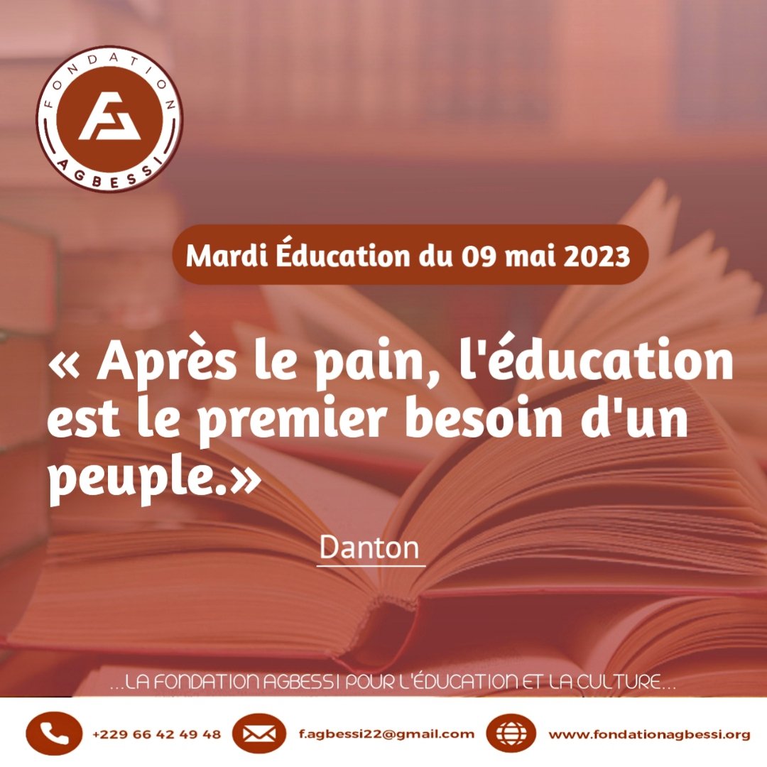 _Un peuple sans éducation est semblable à la chute libre d'un géant depuis les hauteurs. Sa perte est irréversible_

#FAgbessi #EduCulture
#Wasexo