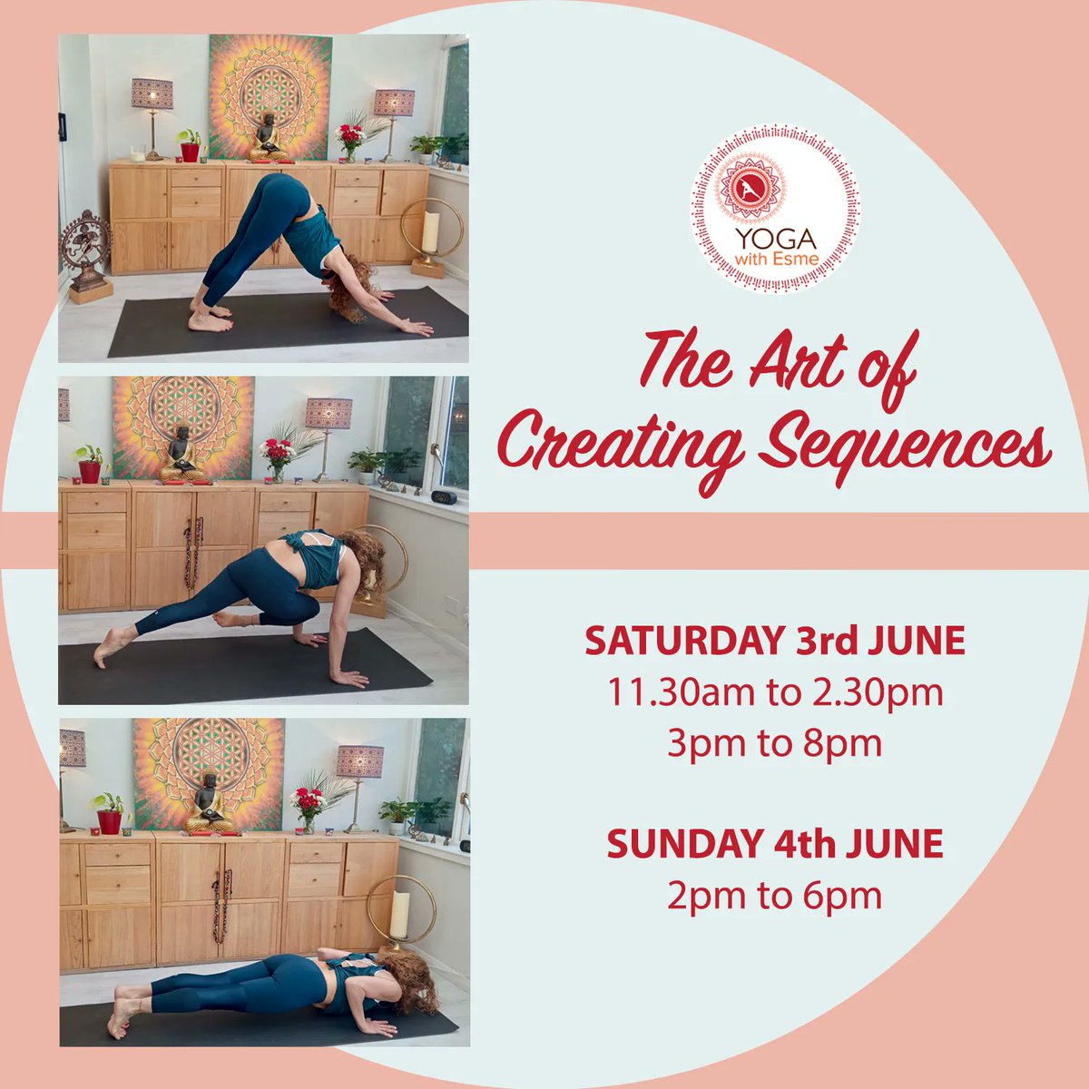 For more information, head over to yogawithesme.com/service/art-of…  And don't forget: ‼️BOOK TODAY AND GET 15% OFF‼️ #CreatingSequences #Sequencing #TheArtOfCreatingSequences #VinyasaFlow #VinyasaKrama #VinyasaYoga #TeacherTraining #TeachingYoga #Yogi #Training
