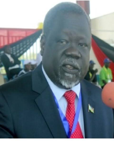 The next Governor of Jonglei State (Dr Riek Gai Kok).