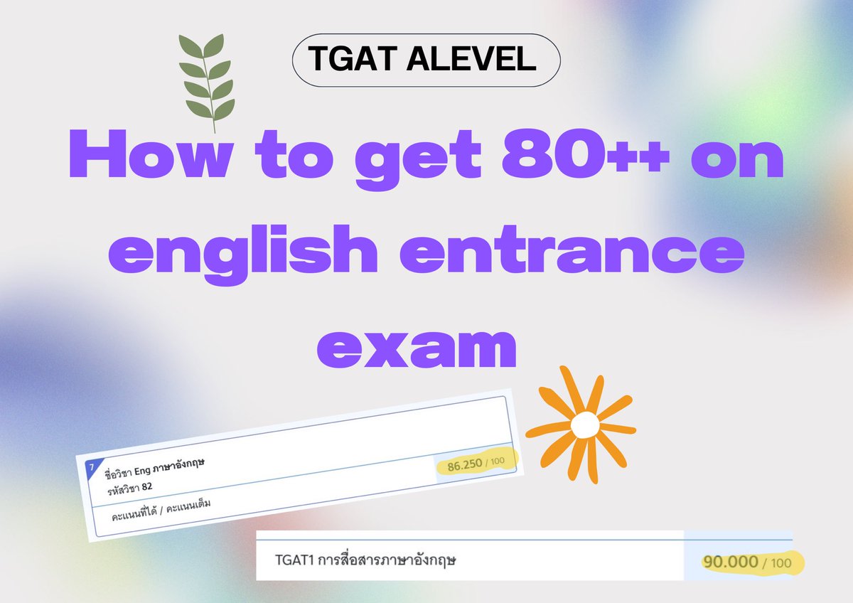 zinterzzz's tweet image. Threads; How to get 80 or 90 on entrance exam 🫶🏼🫧
#dek66 #dek67 #alevel66