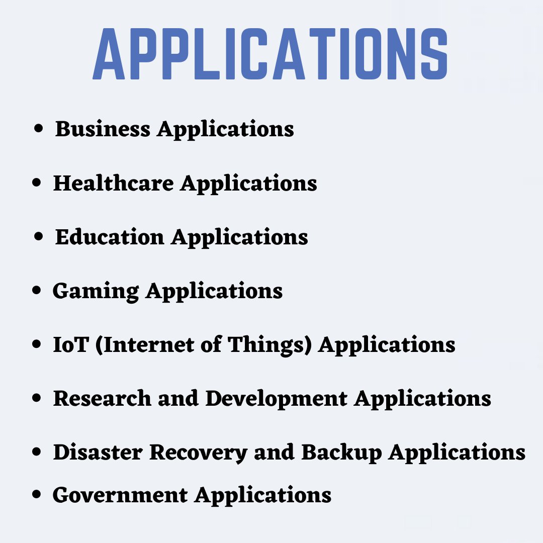 Vaibhav19694573's tweet image. Applications of Cloud Computing
#cloudcomputing #applicationsofcloudcomputing #cloud #computing #onlinecourse