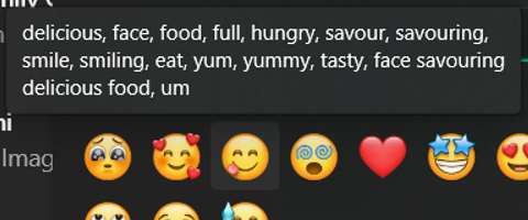 Simra_khan_'s tweet photo. How old were you when you realized hovering the mouse pointer over an emoji in WhatsApp web shows its meaning?

#WhatsApp #mindblown https://t.co/MpoHnMX8uI