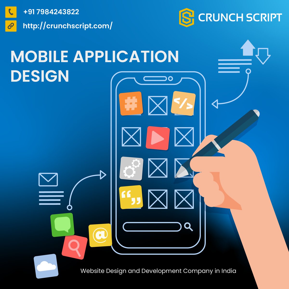 crunchscriptcom's tweet image. Simplicity is key in mobile app design. Avoid cluttered designs and stick to a few key elements that convey the message.
.
.
#crunchscript #desining #mobileapplicationdesign