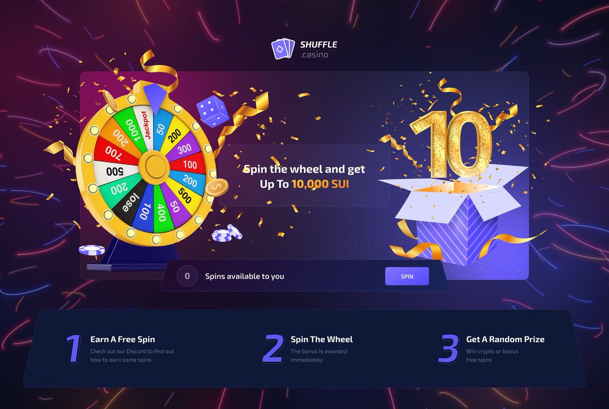 Free Spins have arrived!

Spin your way to $5,000 in prizes🚀

Claim your free spin now: subber.xyz/shufflecasino/…