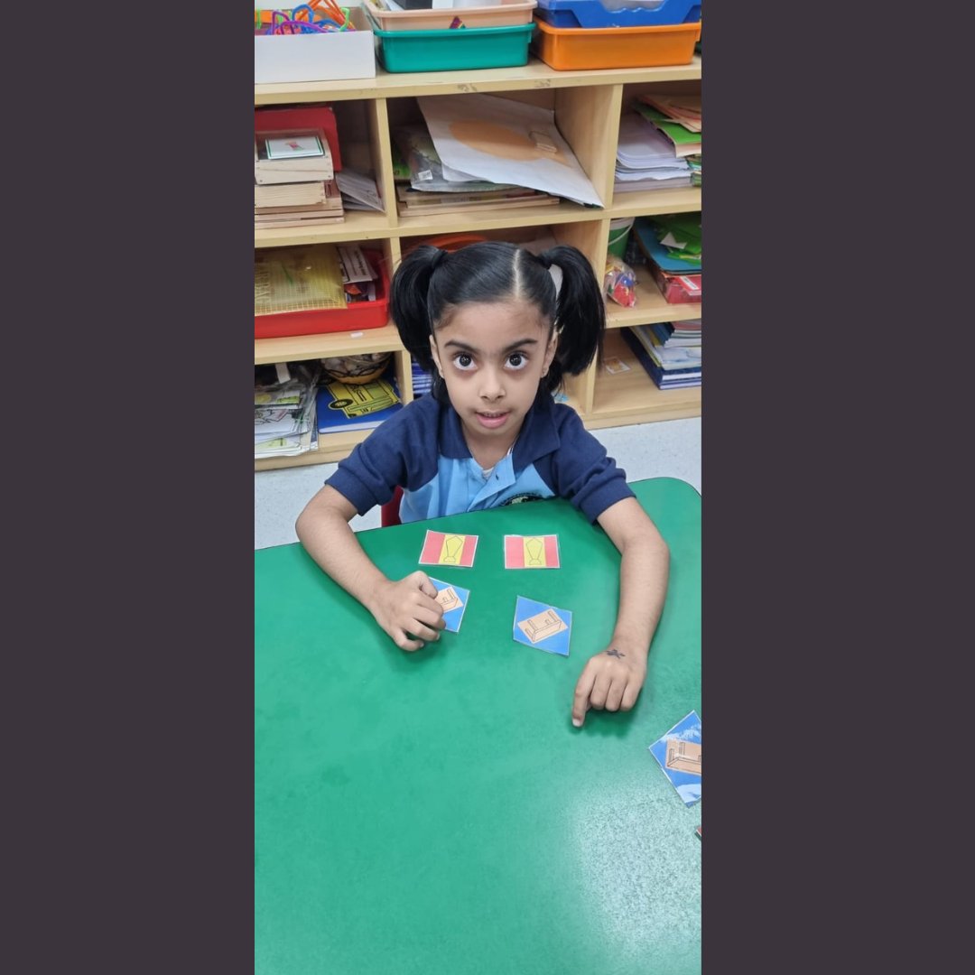 JssSchool's tweet photo. Journey into the world of letters:
Children of KG1I had an amazing time learning the letter 't'. Children were excited and engaged in various hands-on activities such as sorting pictures of the letter 't' with its shapes.
#JSSIS #Kindergarten #EYFS #EarlyYears #IndianCurriculum https://t.co/WxkwQ1RB2d