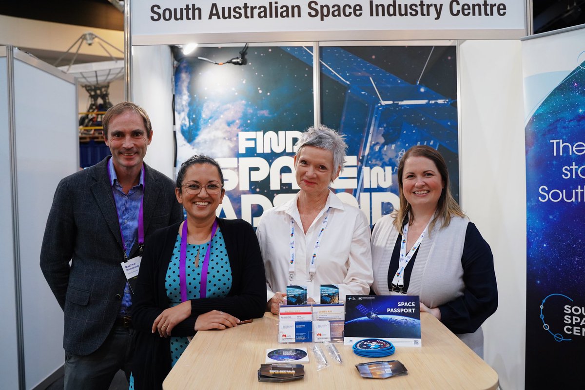 DIP_SouthAust's tweet image. The Defence Innovation Team have spent the day at the 15th #AUSpaceForum networking and listening to presentations from members of the innovative space industry! ✨🛰️🚀

Be sure to stop for a chat if you see us 👋 

#SpaceState #SpaceIndustry #SpaceInnovation