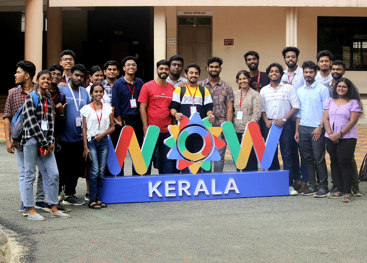 JoashS3's tweet photo. "Shoutout to the rockstar volunteers who put their heart and soul into making #GDSCWowSummit a memorable experience for all. We couldn't have done it without you! 🤩👊🏼: #volunteerpower #GoogleDevelopers #gdscwow
The team behind GDSC WOW Kerala Summit 👣 https://t.co/7mD9HyKQkt