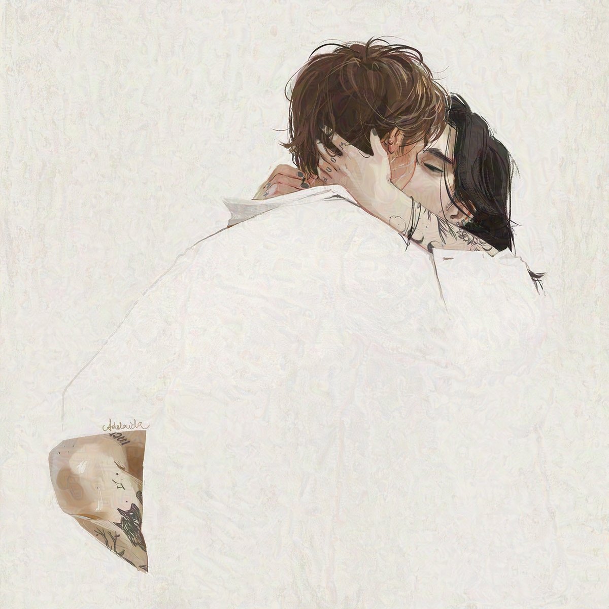 Hugs and kisses xo
 
Inspired by Joe Bowler's art 
#wolfstar