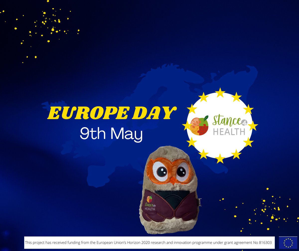 Today is #EuropeDay2023  
We all celebrate today, and continue tomorrow at the Stance4Health Final Conference in Brussels!
📢 “Taking a Stance4Health: Personalised Nutrition for Public Health”!
🥂Comet Meetings, Place Stéphanie 20, 1050 Brussels