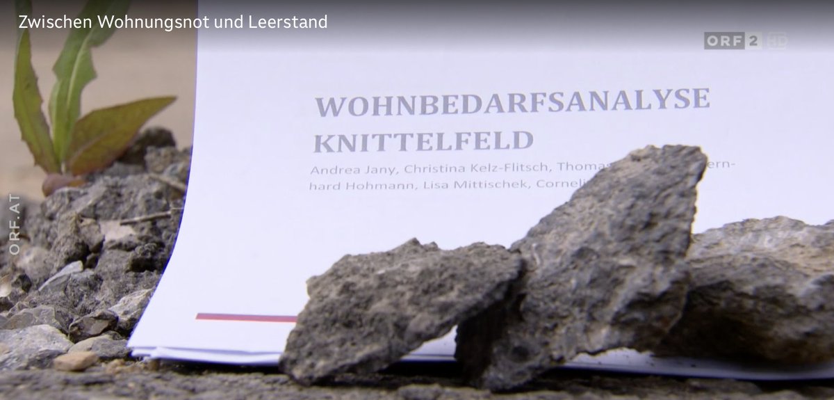 Der gestrige Beitrag im ORF2 Kulturmontag "Zwischen Wohnungsnot und Leerstand" kann hier nachgeschaut werden: tvthek.orf.at/profile/kultur…