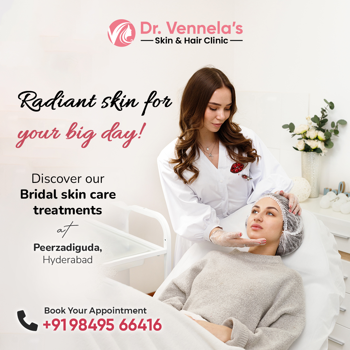 DrVennelas's tweet photo. Every bride deserves to look and feel her best on her big day! At Dr. Vennelas Skin & Hair Care we offer a range of specialized skin treatments to help you achieve that perfect bridal glow.
#DrVennelasSkinHairClinic #RadiantSkin #BridalSkinCare #Treatments #UniqueSkin #BridalSkin https://t.co/dfbd09QFPC