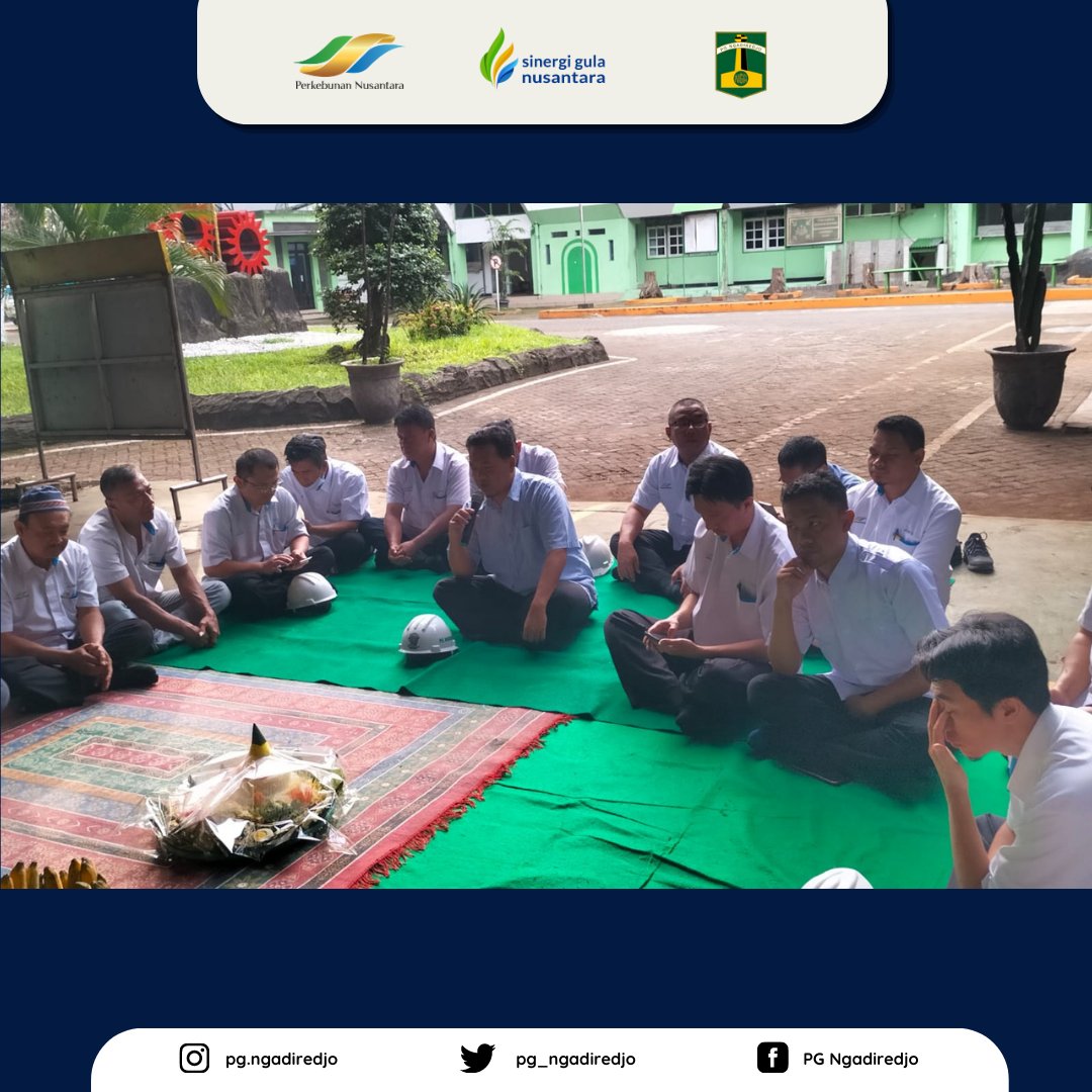 pg_ngadiredjo's tweet photo. PG Ngadiredjo menunjukkan keseriusannya dalam mempertahankan kualitas dan produktivitasnya serta menunjukkan diri sebagai perusahaan yang selalu mengutamakan nilai kebersamaan dan religius.

#sinergigulanusantara
#pgngadiredjo
#kediri
#bukagiling2023 https://t.co/LZXFzfzz3K