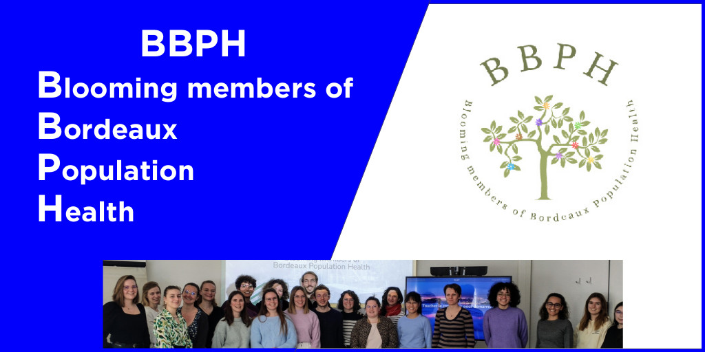 The association "Blooming Members of Bordeaux Population Health" #BBPH has just hatched at the BPH!
Be ready to follow them for new scientific adventures (meetings, popularization, ..) but also friendly ones.
Stay tuned !
🌐More info: bit.ly/3HHA9so