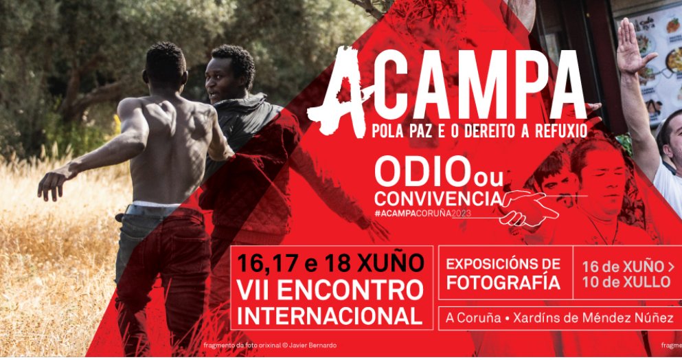 Odio o convivencia, toca elegir.  (*) #XoséAbad nos cuenta en la bitácora @cdoverde en @efeverde algunas de las novedades del certamen @Acampa_polapaz 2023 (16, 17 y 18 xuño) en A Coruña efeverde.com/odio-o-convive… <a href="/masstres3/">Masstres</a>