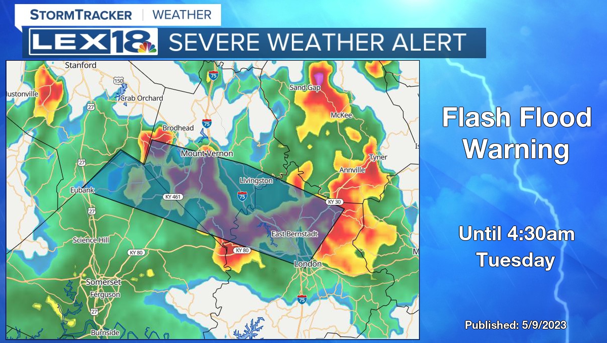 Bayne Froney on Twitter "Flash Flood Warning for Laurel, Pulaski, and
