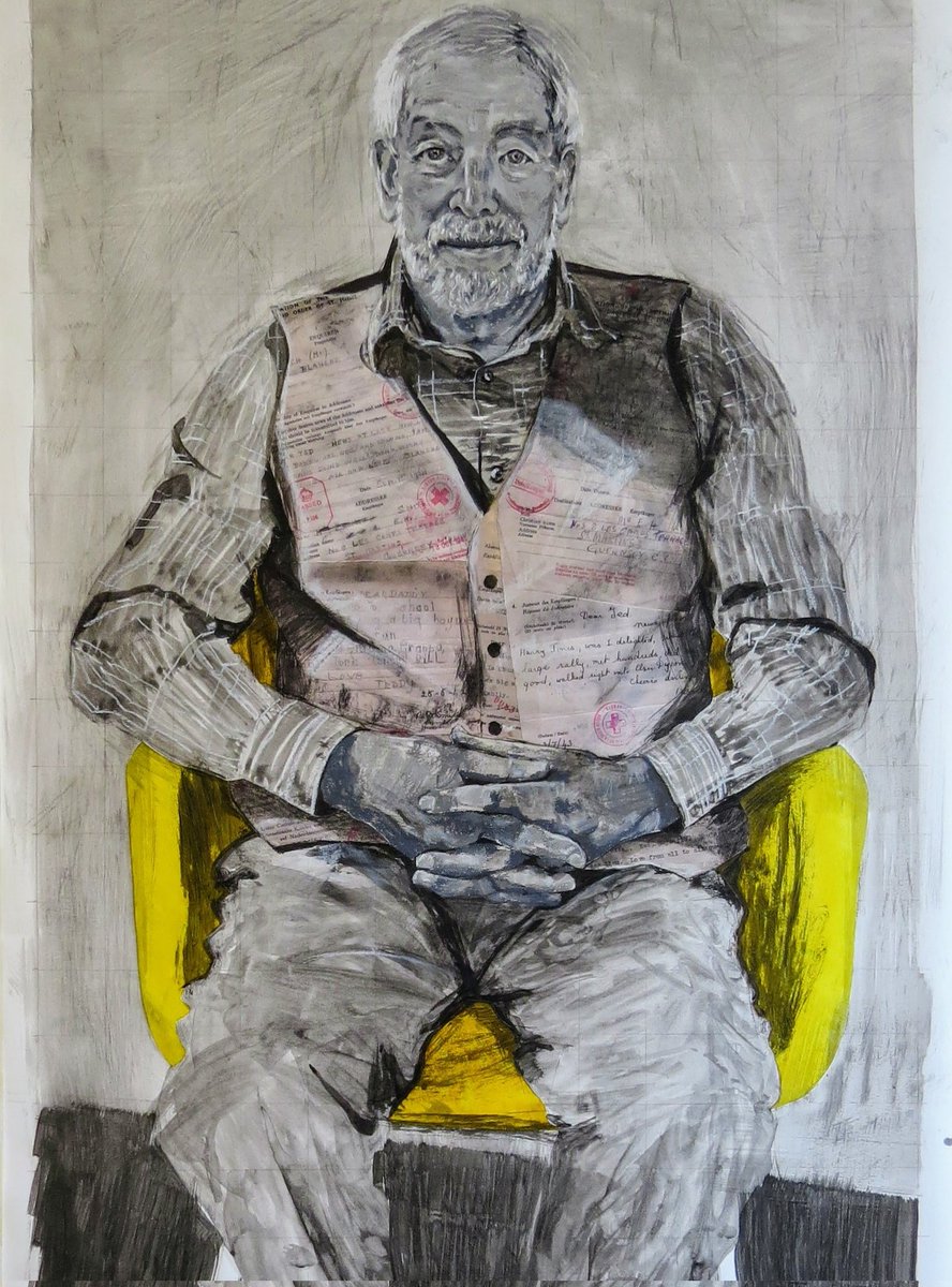 McewanOlympia's tweet photo. #Liberationday2023 - #Guernsey. Commemorating our freedom from German Occupation during #WWII. The only British territory to be occupied, 1940-45.

#RedCrossletters #25words
#channelislands

This #portrait features in my book, #InLivingMemory, published in 2020 by #blueormer. https://t.co/GotqRBv1BF