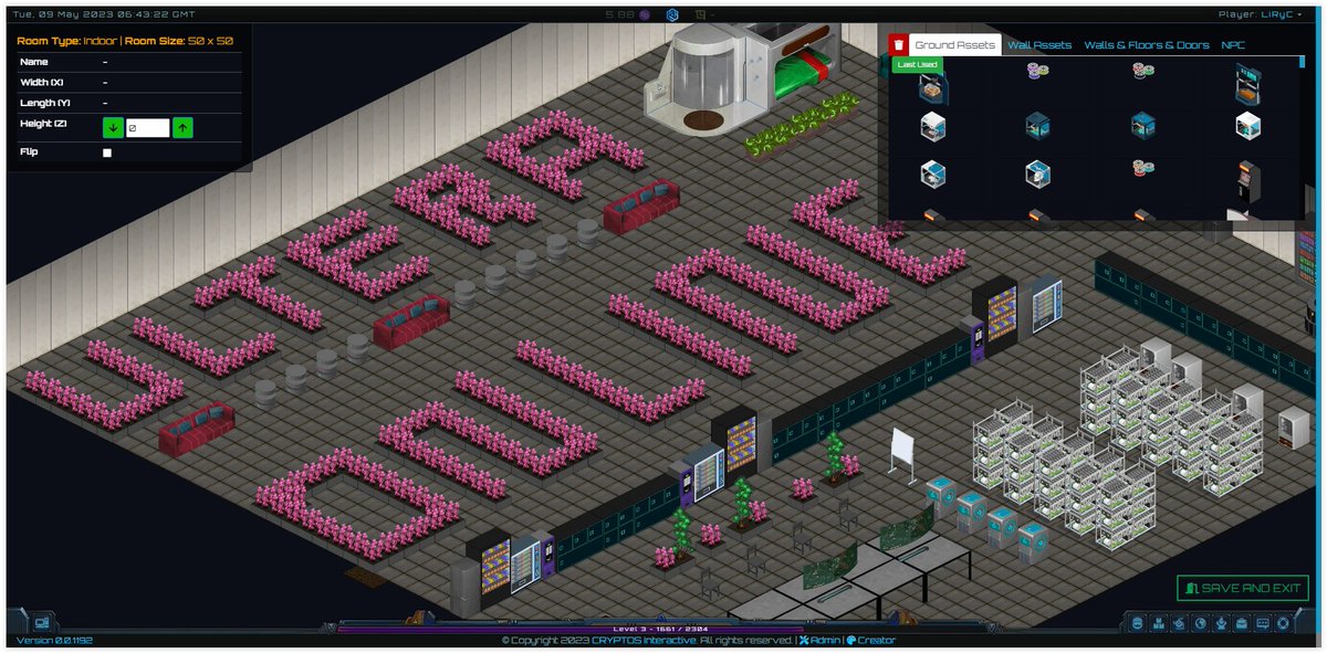 ULTERAonline's tweet photo. GN #Ulterians!
Let's start this new day by sharing another amazing indoor created using our Creator Tool!π
Have a lovely day! β€οΈ
#UlteraOnline #UlteraWorld #ContentCreator #UGC #MMORPG #isometric https://t.co/hXFkIMgbCN