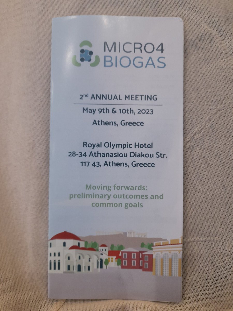 micro4biogas's tweet photo. The 2nd #Micro4biogas annual Meeting has officially begun!

We are in Athens with a packed agenda and ambitious goals to discuss. Our coordinator Manuel Porcar opens the session. https://t.co/DoFDWuXFWh