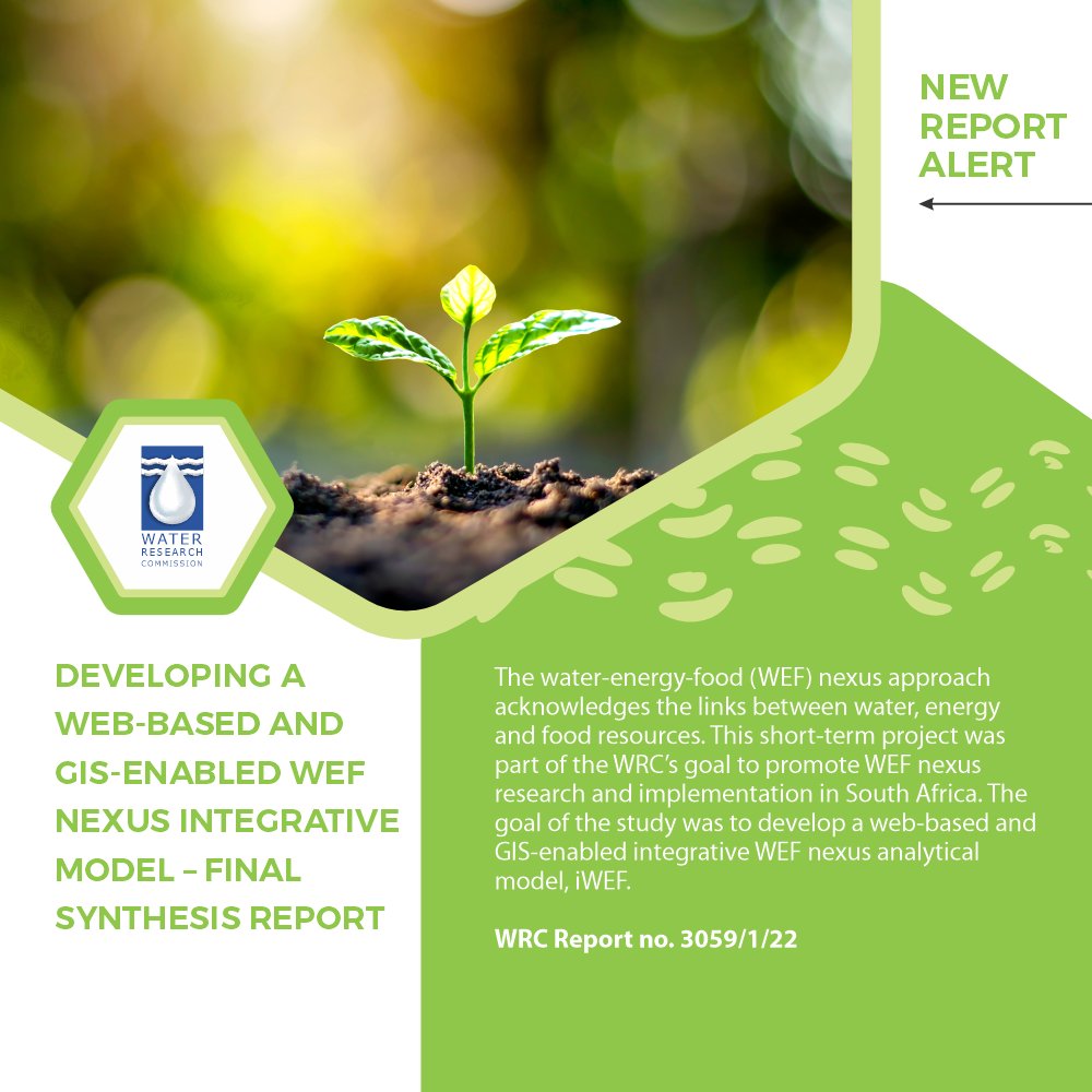 WaterResearchSA's tweet photo. Strategic resources such as water, energy, food, and land are under pressure from changes in  climate and socioeconomic conditions and silo-based management approaches. This has led  to the pursuit of integrated resource management approaches: the water-energy-food (WEF)  nexus. https://t.co/HhfRLUWsiL