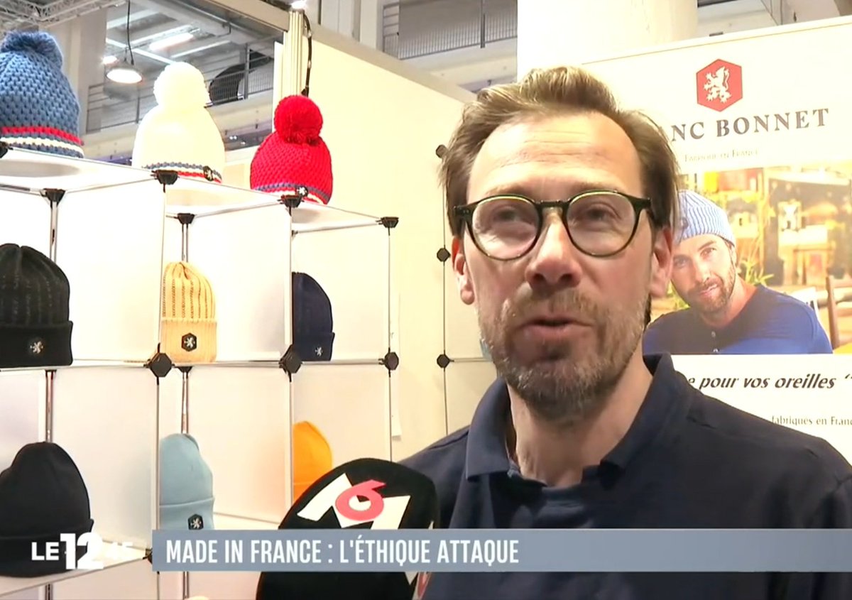 Merci au 12h45 de @M6 pour cette interview sur le salon @MIF_Expo 🇨🇵 Le #madeinFrance n'est pas forcément plus cher que le #madeinailleurs. Il offre également une alternative aux boutiques de proximité qui devraient plus se pencher sur la question !