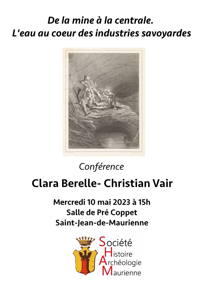 [#Conférence] « De la mine à la centrale. L'eau au cœur des industries savoyardes » par Clara Berelle et Christian Vair,  Me10/05/23 sha-maurienne.fr/fr/il4-page_p1…
#histoiredesavoie #patrimoine #mines #maurienne #siteminierdeshurtières #legrandfilon #mauriennisezvous