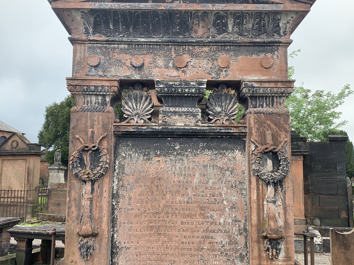 RogerBowdler's tweet photo. #gravedigging in Dumfries: St Michael’s kirkyard has long been on my list. Quite wonderful array of tombs did not disappoint: could spend days there! https://t.co/XhGP1zmat1