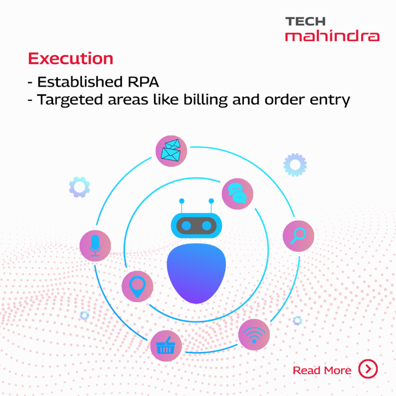 tech_mahindra's tweet photo. A leading Telco in ANZ leverages @Tech_Mahindra’s expertise in implementing #RPA solutions to improve customer service operations saving an estimated 200,000 hours of work per year.
Read this @ISG_News #DCSA2022 Standout:https://t.co/YJKIIS9jPn
#NXTNOW #DigitALLScape