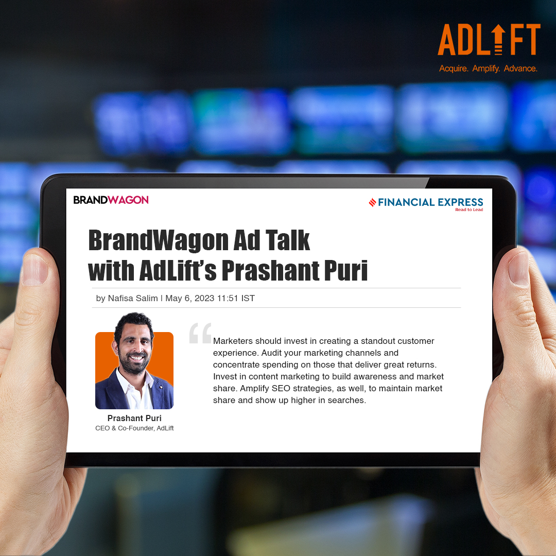 AdLiftIndia's tweet photo. Catch @puriprashant in conversation with @FEBrandWagon sharing his insights on digital marketing. Read more here. https://t.co/WD9XZSyD2w
#Adlift #DigitalMarketingInsights #MarketingTipsAndTricks #EffectiveCampaigns #DeInfluencing #BrandWagonOnline #advertisingandmarketing https://t.co/NYvlJvHNZt