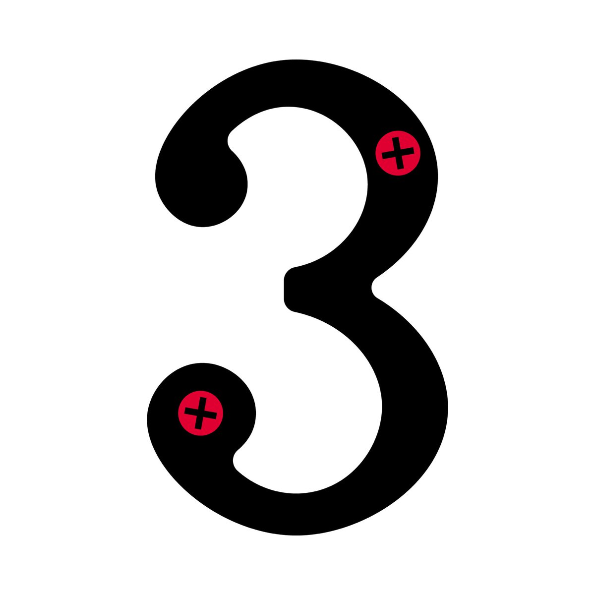A house number 3 for <a href="/36daysoftype/">36 Days of Type</a> 

Inspired by a few addresses and their numbering, what do you think?

#36daysoftype #36days_3