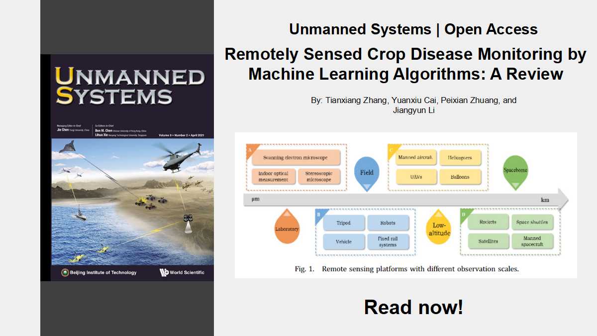 WS_Computing's tweet image. Check out our latest article on various remote sensing platforms (e.g. ground-based, low-attitude) and popular sensors (e.g. RGB, multispectral) - packed with insights to advance your research. Read it for free: tinyurl.com/mrynnc5b
@USTB1952
#machinelearning #cropdisease