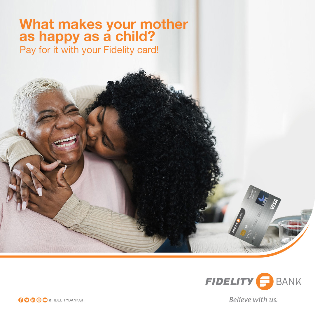 fidelitybankgh's tweet photo. Because #Mama deserves all the joy, and with your #๐๐ถ๐ฑ๐ฒ๐น๐ถ๐๐ ๐ฉ๐ถ๐๐ฎ card, it pays to spend!
Sign up for #FidelityRewards at ๐ฌ๐ฌ๐ฌ.๐๐๐๐๐ก๐๐ฉ๐ฎ๐๐๐ฃ๐ .๐๐ค๐ข.๐๐ and earn 2x rewards from now till May 12th, 2023. https://t.co/peV7TWbgEC