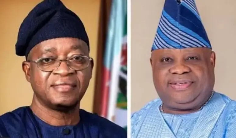 osazenoo's tweet photo. The supreme court is set to give final judgement on Oyetola VS Adeleke today.

Here are my thoughts:
👉 Adeleke had more votes but also rigged out of desperation.
👉 Oyetola is by far a better administrator but a poor politician.

The ppl of Osun want Adeleke but need Oyetola. https://t.co/iRE5v7mXz8