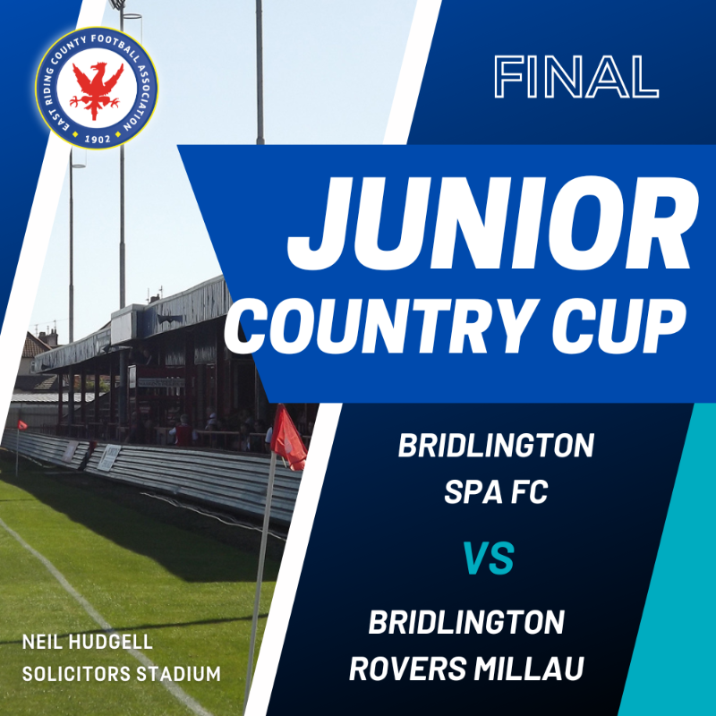 EastRidingFA's tweet photo. 🔜 There is two huge County Cup Finals set to take place this week.

1⃣ First up is tonight's Men's Senior Cup Final at @north_ferribyfc.

2⃣ Then tomorrow @BridSpaFC take on @RoversMillau at @BridTownAFC!

#ERCFACups | 🏆