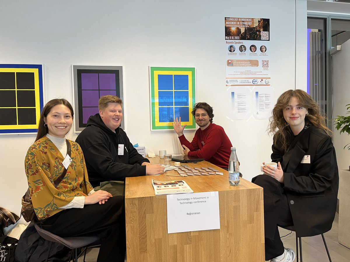 Jun Liu (@junliu_ucph) on Twitter photo #TiM2023 a wonderful conference cannot run w/o our terrific students Monica, Charlotte, Anton and August from our KomIT and China studies programs! <a href="/UCPH_Research/">University of Copenhagen Research</a> <a href="/koebenhavns_uni/">Københavns Uni</a> <a href="/ComDem_ECREA/">ECREA Communication and Democracy</a> #TiM2023 a wonderful conference cannot run w/o our terrific students Monica, Charlotte, Anton and August from our KomIT and China studies programs! <a href="/UCPH_Research/">University of Copenhagen Research</a> <a href="/koebenhavns_uni/">Københavns Uni</a> <a href="/ComDem_ECREA/">ECREA Communication and Democracy</a>