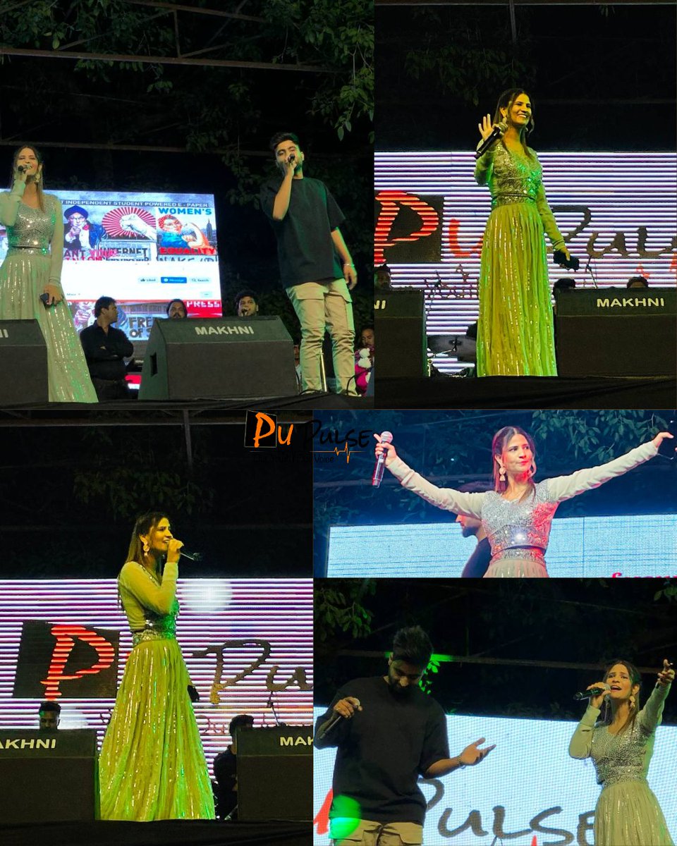 pu_pulse's tweet photo. " Zindabad Aashiqi PU di" First night in PU by Boora brothers ended on a mesmerizing note
@OfficialPU @devendrayadvinc @Neerajkundan
#vimarsh2023 #panjabuniversitychandigarh #starnight #devenderyadav #neerajkundan #sippygill #manishasharma #dnaveen #punjabi #haryanvi https://t.co/VKdmRCicB1