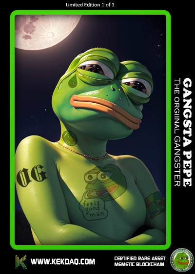 trinary_sun's tweet photo. @pepecoins A submission for the #serieszero NFT mint on #kekdaq 

Very excited that the OG pepe devs are back https://t.co/ExJ2TomXke