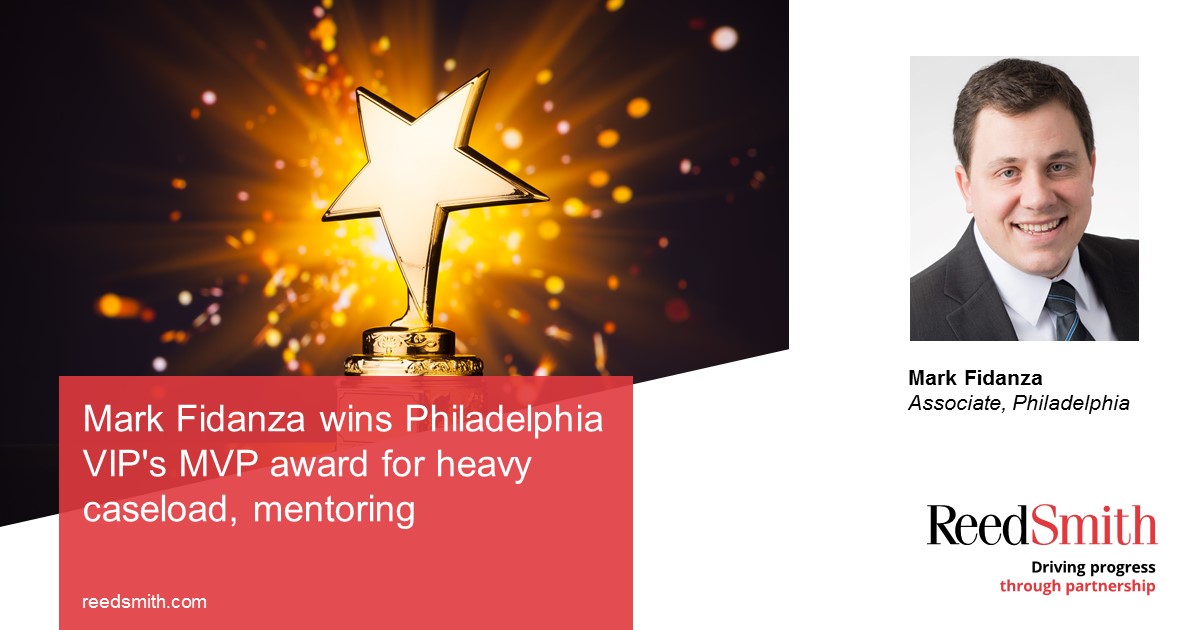 We are proud that Mark Fidanza has won the prestigious MVP award from <a href="/Philly_VIP/">Philadelphia VIP</a> - bit.ly/3HTetJW

Mark was honored for his pro bono representation of the organization’s clients in landlord/tenant and negligence cases. 

#rentjustice #probono