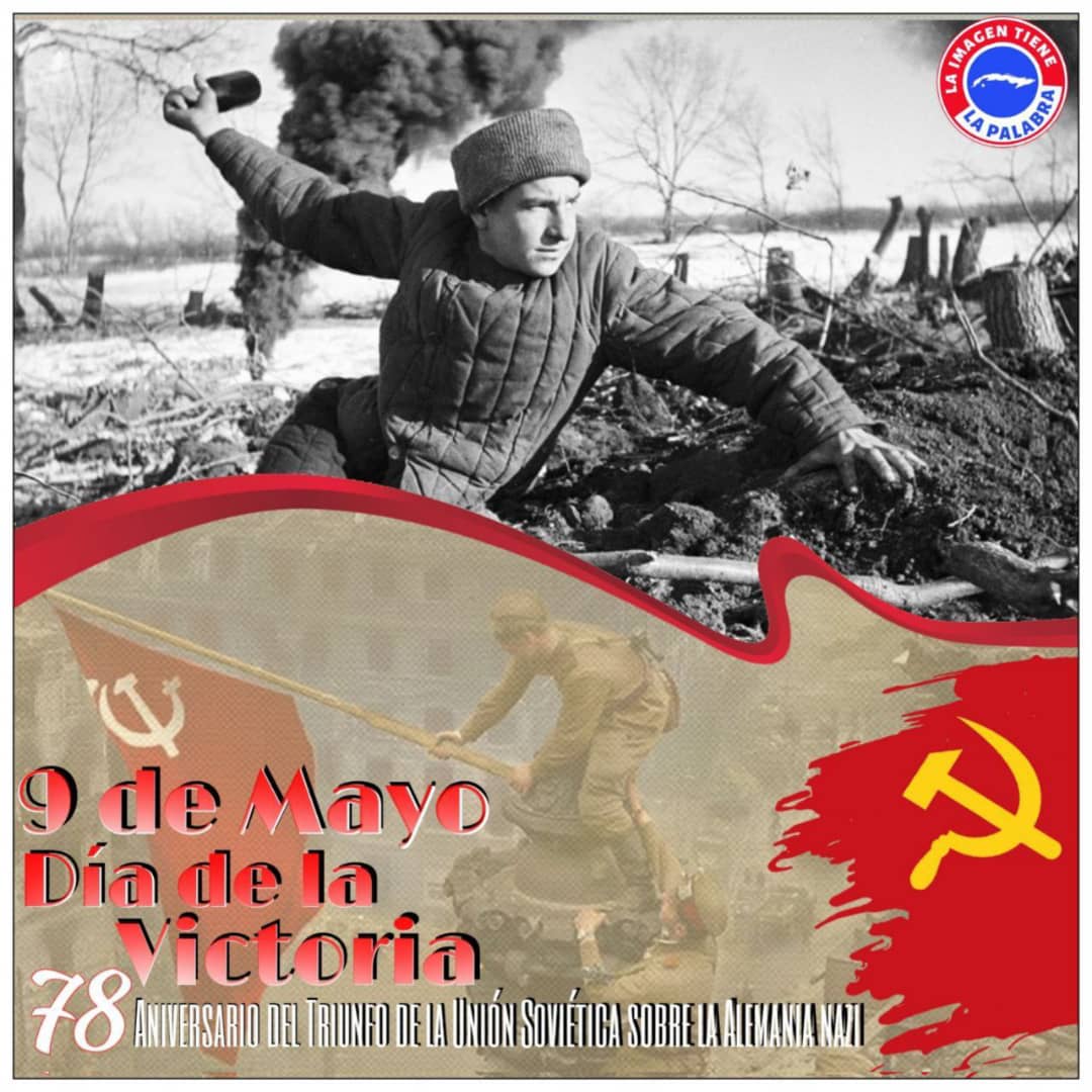 #DíadelaVictoria Rusia cada 9 de mayo celebra aniversario del triunfo de la Unión Soviética sobre   Alemania nazi #SanctiSpíritusEnMarcha #CubaViveEnSuHistoria