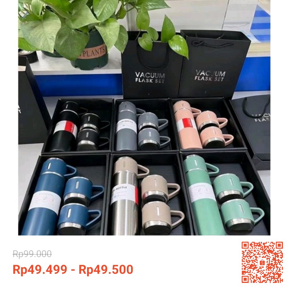 bukan_robocop's tweet photo. Temukan Termos Sultan Vacuum Flask Set / Botol Minum Cangkir Premium 500 ML Panas Dingin dengan potongan 50%! Hanya Rp49.499 - Rp49.500. Dapatkan segera di Shopee! https://t.co/vXbFgHmcGr #ShopeeID https://t.co/tejDbCIywt