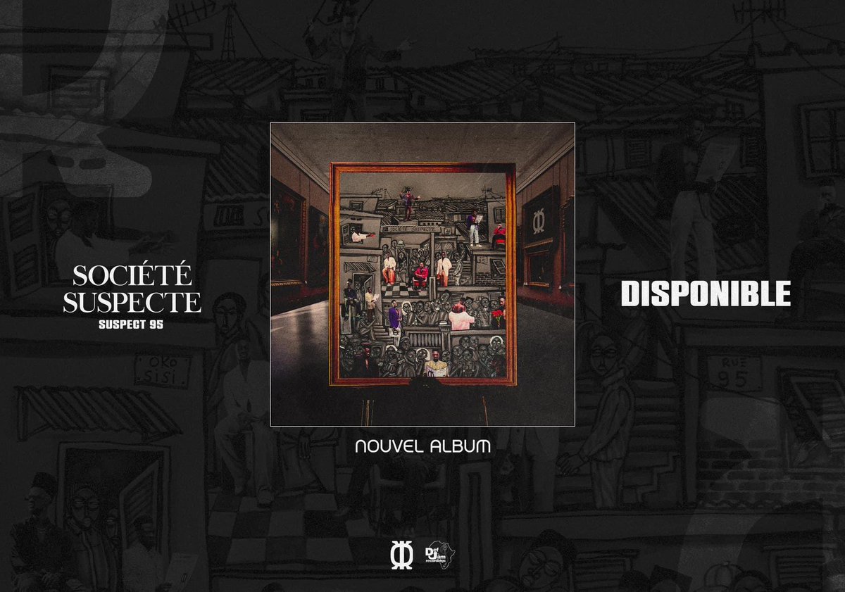 Didibofficial's tweet photo. Nouvel Album de Suspect 95  “Societe Suspecte” disponible 
https://t.co/N4aKb7G0oK 

Envoyons toute la force à Suspect pour son 1er Album  
Bravo et Force à toi djan ✊🏾🚀 @suspect_95 https://t.co/Uc6ysad0Eg