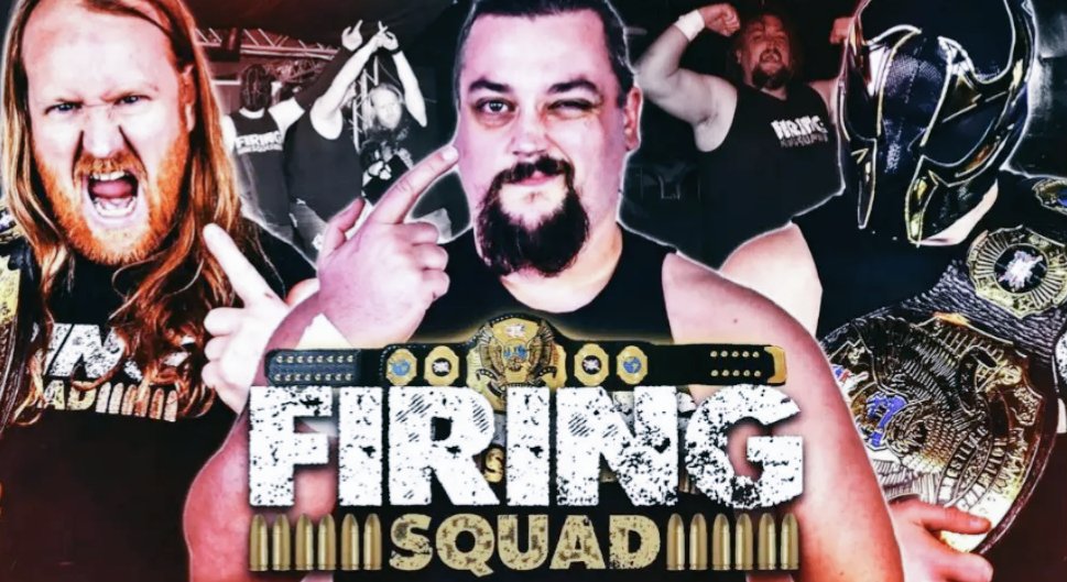 damianblackuk's tweet photo. I told you we'd force change. Literally changed the @UKWrestling_TV tag division around us.

Effective immediately: The Firing Squad's tag team championships are 'freebird' rules. And for #KillersOnly !

#FiringSquad #SQUAD #GunsUp👆

#Silencer #SilencerEra ❌ https://t.co/qBPxGElod0
