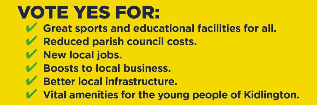 Join_OxVox's tweet photo. If you’re a Kidlington resident, please take the time to vote tomorrow at the parish poll. Every vote counts!!

We are also looking for help to remind other locals about the vote &amp; the benefits of a ✅ to the community.

All the info you need is here #oufc https://t.co/w5QeD0RJVH https://t.co/wsShlzexl3