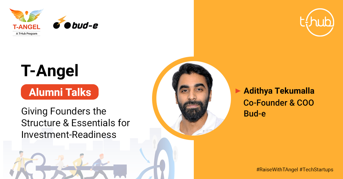 THubHyd's tweet photo. Adithya Tekumalla, Co-Founder & COO,
@BudeMobility, part of #TAngel’s Cohort 5, had a transformative experience and impact with the #investment-readiness program.
Cohort 6 Apply: https://t.co/Qb3Oui2SNR
Stream Now: https://t.co/ZrTPy8q5Px https://t.co/ePUXm8FRlp