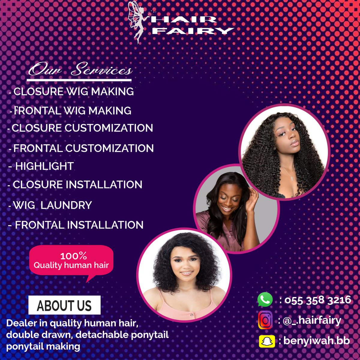 sparkledesignss's tweet photo. Advertisement flyer designed for @_.hairfairy on ig
#flyerdesigns #hairstylist #artwork
#sparkleworks #sparkle #sparklehair #sparkledesigns #graphic #graphicdesign #poster https://t.co/nwRfOqBIP2