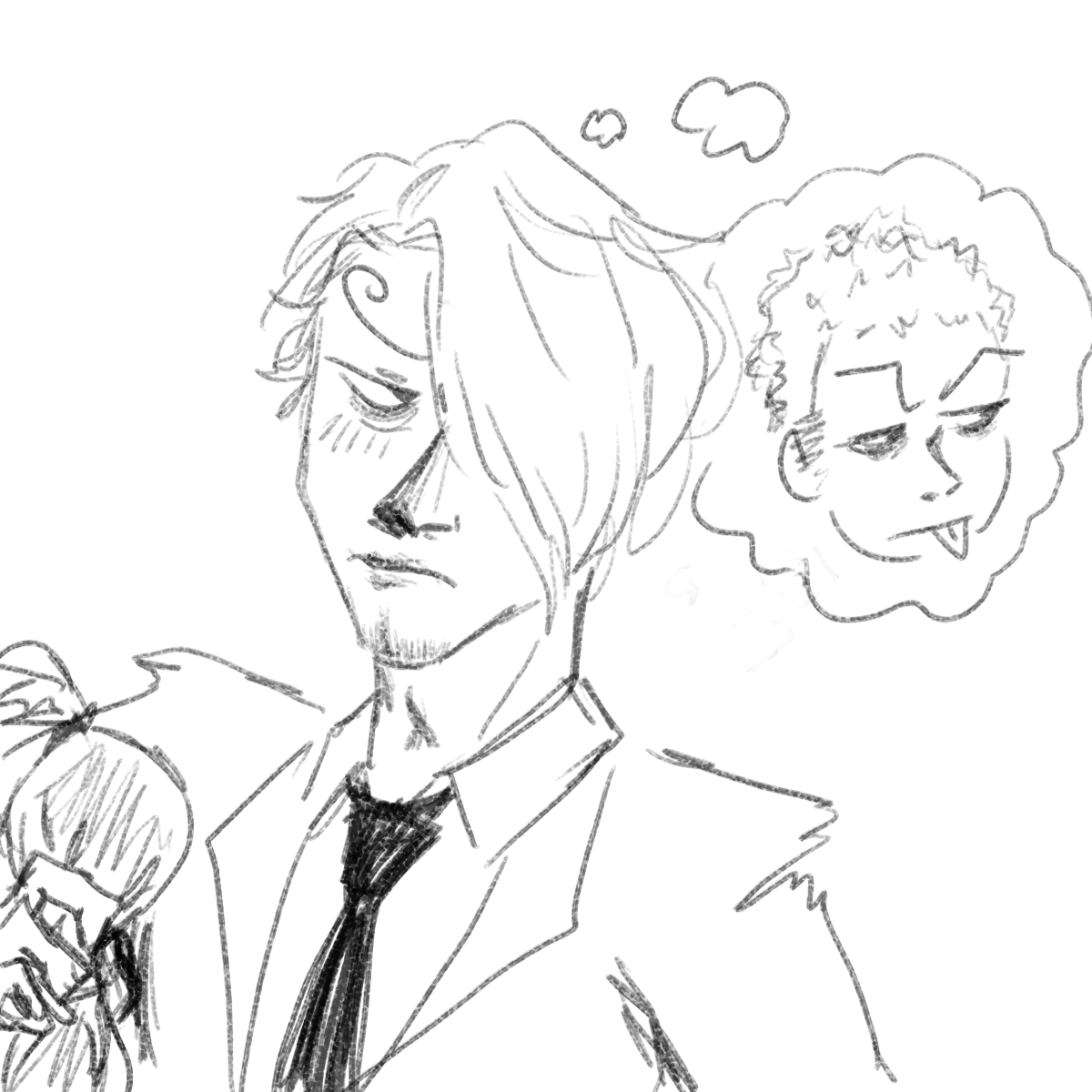 GayBlast's tweet photo. Sanji gets angry with Zoro and puts hateful messages on his food, but Zoro is just hungry and never sees them, and when he finally sees them he just makes an offended face while thinking "damn it's still delicious grrrr grrrr" and complains to Sanji when they fight again-- https://t.co/MqceIj531N