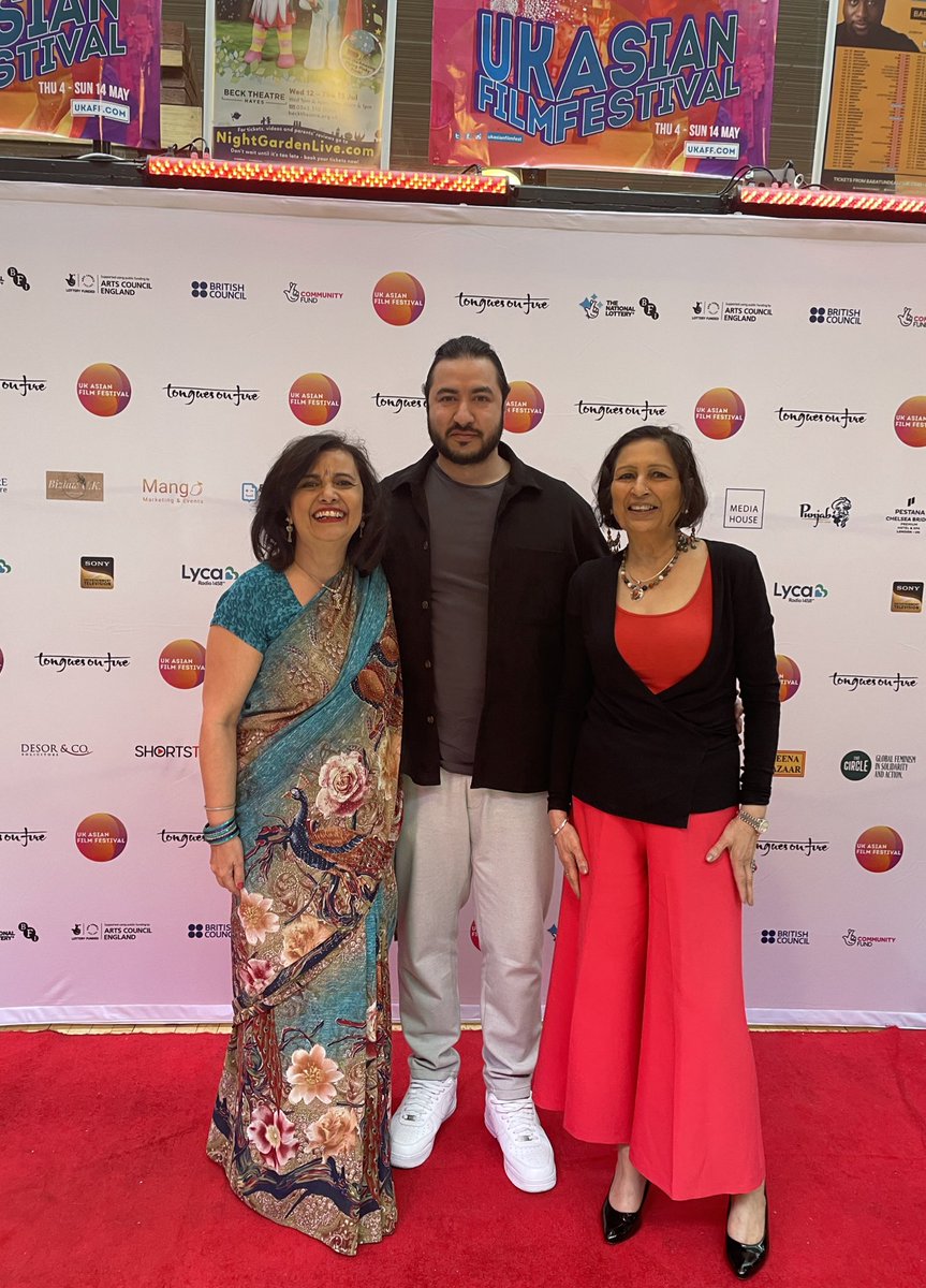 NeilPaul01's tweet image. Great to attend the special screening of Goodness Gracious Me Q&amp;amp;A and chat on the red carpet with Pushpinder Chowdhry &amp;amp; @SazVora
