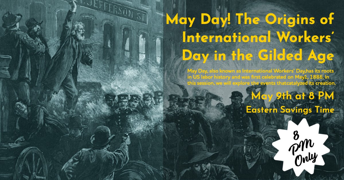 steelworkers's tweet photo. Don't miss tonight's online Teaching Tuesday program on the origins of May Day, also known as International Workers' Day. It's free and open to all. Register: https://t.co/ElUoSGGVTG #SmarterIsStronger #EverybodysUnion #1u https://t.co/TpdFtNRqy7