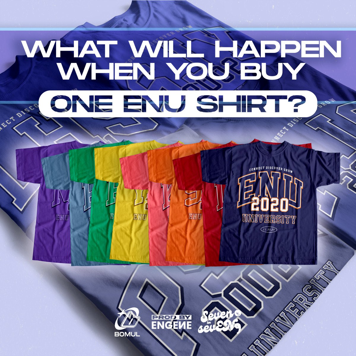 PRODBYENGENE's tweet photo. WHAT WILL HAPPEN WHEN YOU BUY AN "ENU" SHIRT? 🤷‍♀️❓

૮ ˶ᵔ ᵕ ᵔ˶ ა⸝ A portion of the profits will be donated to ENHYPEN digital funds!

You'll not only have something extra to wear, but you will also contribute to their Korean digitals. Let's be part of this cause and buy shirts now to donate ⬇️
👉 https://t.co/YiTRfM55Tm
👉 https://t.co/S1a2gHycrs
👉 https://t.co/TsMsl0bNHA

For international orders, please contact @bomul_mnl!

#WearENU #ENHYPEN