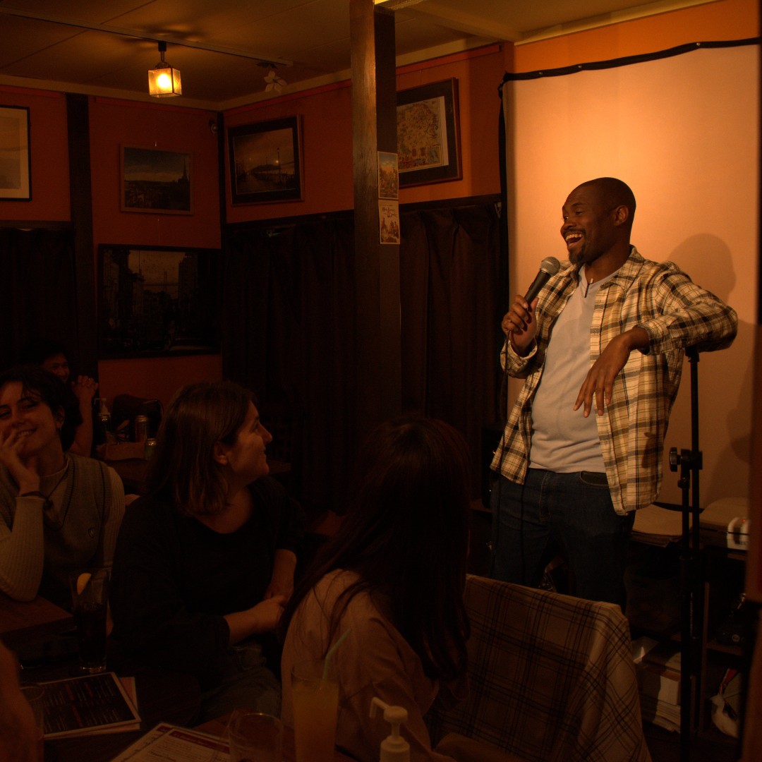 tokyo_comedy's tweet photo. Thank you so much for joining our show at Harry's. The next show in Harry's will be in June. Stick around for jokes for Tokyo, from Tokyo, and by Tokyo!
#StandUpComedy
#maketokyolaugh
#英語
#お笑い https://t.co/5VVikgcZ7v