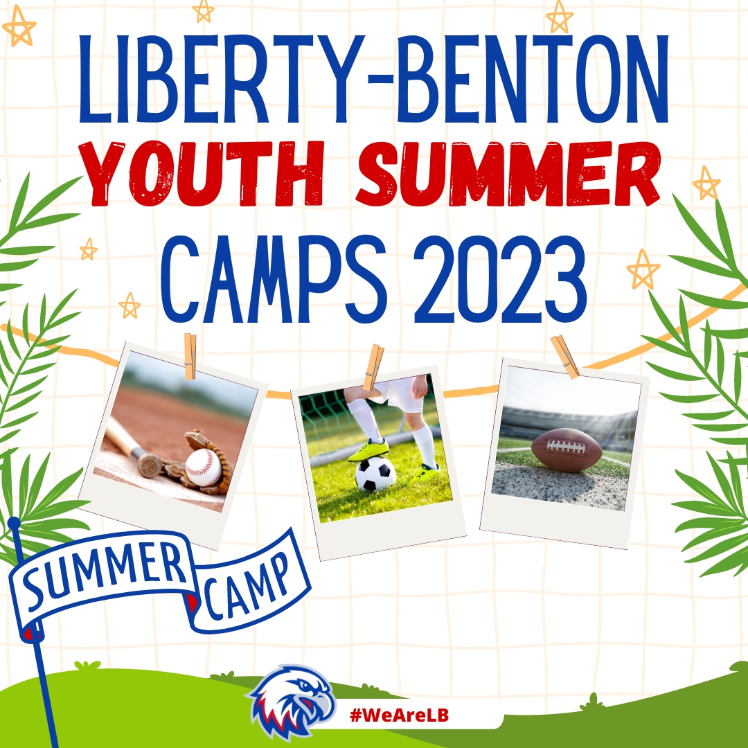 🏌️ Liberty-Benton’s 2023 Youth Summer Camps have been organized! To see all that is being offered and for more information, visit: ➡️ tinyurl.com/23wcdb9z. More camps may be added, so check back often for updated information! 🦅 #WeAreLB